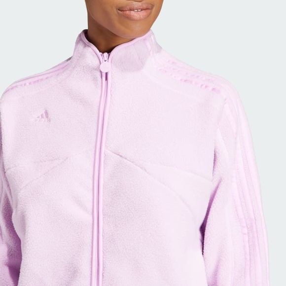 Adidas Lilac Fleece Jacket | New With Tags - Picture 2 of 8